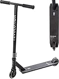 RAVEN Scooter Stunt Freestyle Tricks Roller Kickscooter für Kinder Erwachsene |100mm PU Räder | ABEC-9 Kugellager (Rookie Black, 100mm)