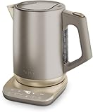 Ninja Perfect Temperature Wasserkocher, 1,7 l, Schnellkochfunktion, 6 Temperaturstufen, Warmhaltefunktion, Stonegold, KT201EUSTGD