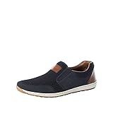 Rieker Herren Frühjahr/Sommer 08869 Slipper, Blau (Pazifik/Navy/Amaretto 14), 43 EU