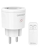 Funksteckdosen mit Fernbedienung - Steckdose GreeSun Smart Plug Ferngesteuerte Stecker Funksteckdosen Einfach Smart Home Ferngesteuerte Stecker RF Wireless Remote 30M Reichweite für Geräte