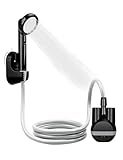 LIBERRWAY Campingdusche mit Pumpe, Camping Dusche Set mit...