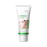 LDadgf Peeling-Gel Gesichtspeeling Tiefenreinigung Peeling Schlamm Reinigungsöl Parfümfrei (White, One Size)