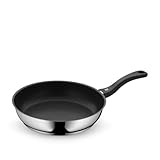 WMF Devil Bratpfanne beschichtet 28 cm, Edelstahlpfanne Induktion, Antihaftbeschichtung, fettarmes Braten, backofenfest bis 70 Grad, für alle Herdarten geeignet, Kunststoffgriff