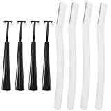 LIFKOME Augenbrauenrasierer Satz Tragbarer Augenbrauentrimmer aus Robustem Material Multifunktional für Präzises Gesichts und Augenbrauenstyling 4 Satz mit Schutzkappe für Damen und