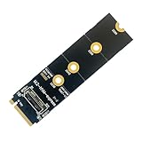 Bonkshire Für M.2 NVME auf Oculink Buchse SFF-8612 Adapter PCI-E X4 Adapterkarte Unterstützt Dock-OC4 für 2,5 NVME U.2(SFF 8639) SSD