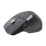 Logitech MX Master 4, ergonomische kabellose Maus mit fortschrittlichem, leistungsstarkem, haptischem Feedback, ultraschnellem Scrollen, Laden über USB-C, Bluetooth, Windows, MacOS – Grafit