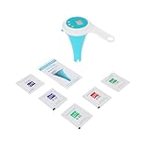 6-in-1 Wassertester, Bluetooth Digital PH EC TDS Messgerät mit App, IP67 Wasserdicht, Trinkwasser & Pool Wasseranalyse, 6 Parameter (PH/EC/TDS/ORP/TEMP/Chlor), für Trinkwasser Pool