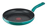 Tefal G80406 Chefclub Bratpfanne 28 cm | Titanium Antihaftversiegelung | Thermo-Signal Temperaturanzeiger | unbedenkliches Kochgeschirr | einfache Reinigung | induktionsgeeignet | grün