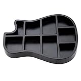 GREENADSCAPE Kasten Aufbewahrungskiste Fall Für Gitarrenplektren Wählt Fall Aufbewahrung Von Gitarrenplektren Halter Für Gitarrenpicks Behälter Für Instrumentenpickel Plektrum Black Plastik