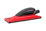 NTools SPO - Handschleifer mit Absaugung und Klett, 198 x 70 mm | Schleifklotz mit Absaugung | Staubfreies Schleifen: Sauglochsystem und verstellbarer Schlauchanschluss