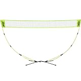 Best Sporting Badminton Netz Outdoor 300 x 150 cm I Tragbares Federball Netz für Garten mit Tragetasche I Federballnetz - schnell und einfach aufgebaut für Spielspass am Strand und im Garten
