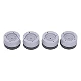 Waschmaschinenmatte, Anti -Schlupf -Pads 4pcs Anti -Vibration Waschkissen, 4 Cm Gummi -Fußpolster, Stapelbare Waschfüße Stabilisator mit Rauschreduktion Anti -Vibrationspads für Sofas,