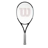 Wilson Surge Elite 105 Erwachsene Tennisschläger (erhältlich in Griffgrößen 1 bis 4) (Grip 3 (4 3/8 Zoll)), Schwarz, Weiß, Einheitsgröße