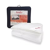 PARADIES Bettdecke Halia medium warm | Bezug 100% Baumwolle veredelt mit Aloe Vera | Füllung Fill Klimafaser | 135x200