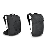 Osprey Herren Rucksack, Nylon, Tunnel Vision Grau, Einheitsgröße & Farpoint Fairview Travel Daypack Unisex Travel Backpack Tunnel Vision Grey O/S