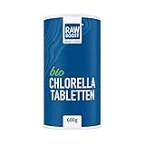 Chlorella Tabletten Bio 600 g – 1200 Presslinge aus 100% biologischem Anbau – Reich an Chlorophyll, Proteinen & Mineralstoffen – Hochdosiert, Vegan, Glutenfrei & Ohne Zusätze