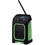 IMPERIAL DABMAN OR 5 – Outdoor-Radio mit DAB+ und Bluetooth 5.3 (5.000 mAh Akku, 30 Std. Wiedergabe, 8 Watt, wassergeschützt IP65) – Schwarz/Grün