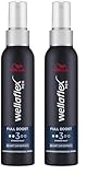 Wellaflex Men Full Boost Haarverdichtendes Gel Spray | Stark haltendes Spray Für Männer | Voller aussehendes Haar | Mit Koffein | Dermatologisch getestet & silikonfrei | 150ml (Packung mit 2)
