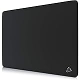 TITANWOLF - XXL Speed Gaming Mauspad Titanwolf Schwarz 440 x 350mm - XXL Mousepad - Tischunterlage Large Size - verbessert Präzision und Geschwindigkeit