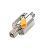 MSEURO 1PC 75 Ohm Koaxial Blitzableiter Überspannungsschutz F-Typ Buchse auf F-Stecker for Satellitenkabel TV Antenne Lucky(F M to F F)
