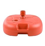 Robuster Schirmständer, 20 l, winddicht, mit Sand/Wasser befüllbar, Anker für Strand, Terrasse und Angelschirme, Kippschutz-Stabilisator für 25–32 mm Stangen