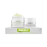 KIEHL'S Creamy Eye Treatment with Avocado, 14 ml + gratis Ultra Facial Cream 7 ml, feuchtigkeitsspendende Avocado-Augencreme, Augenpflege für normale und empfindliche Haut