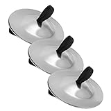 LIFKOME 6 Stück Teiliges Fingerzimbel Robustem Eisen mit Elastischem Halteband Leichte Percussion instrumente für Bauchtanz Party und Silberfarbene Tanz requisiten für Rhythmisches