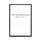 Rahmendesign24 Schattenfugenrahmen Oslo für Keilrahmenbilder und Leinwände 30x40 Schwarz (matt) Schattenfuge