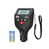 Lackmessgerät Auto RDINSCOS Schichtdickenmessgerät Autolack Lackdickenmessgerät für Auto Car Karosserie 0-1500μm LCD Display Für Eisen Aluminium und Zinkdetektion