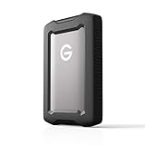 SanDisk Professional 5TB G-Drive ArmorATD Mobile Festplatte, All-Terrain Festplatte, USB-C-fähig, 130 MB/s, für Mac und Windows, Wasser- und staubfest