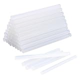 45 Stück Mini Klebesticks, 11 mm x 200mm Klebestick, Heißkleber für Heißklebepistole, Heißklebestifte, Heißklebesticks,Transparente Heißklebepistole Sticks, für Heimwerken Reparieren Dekorieren