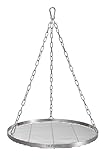 TR-FLAMES 50cm Edelstahl Grillrost Mit Kette Ø4, Schwenkgrill, BBQ, Camping, Outdoor Grillzubehör