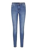 VERO MODA Damen VMTANYA MR S Piping Jeans VI349 GA 10222531, Medium Blue Denim, M/32