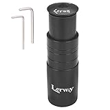 LERWAY Fahrrad Vorbau Höhenadapter Lenkererhöhung für Radsport MTB Mountainbike Lenker Legierung Aluminium 28.6mm 1 1/8' 120mm mit Sechskantschlüssel Schwarz