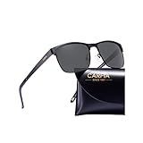 CARFIA Polarisierte Herren Sonnenbrille Metallrahmen UV 400...