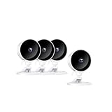 WOLFANG Innenkamera 1080P Überwachungskamera 4er Pack, AI Menschliche Bewegungserkennung, Home Security Kamera, Zwei-Wege-Audio, Nachtsicht, Live-View, TF & 2.4G WiFi