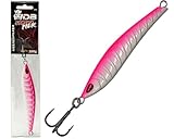 Wild Devil Baits Strike Pilk Pilker Meeresköder Angeln Dorsch Heilbutt Norwegen Köder Meeresangeln (Hot Pink, 150g)