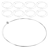 Yardwe 40 Stück Gitarrensaiten E-1st Ersatz-Edelstahldraht-Gitarrensaiten für akustische und elektrische Saiteninstrumente