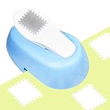 Quadratischer Locher 8 X 5 X 4 Cm Rutschfeste Vielseitige Rechteckiger Papierstanzer, Motivstanzer Ausstanzer Für Stanzen Set, Für Scrapbook Karten Feiertage Neujahr Schule Party Weihnachtsabend Karte