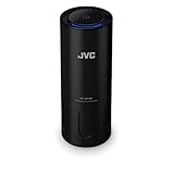 JVC KS-AP120 - Mobiler photokatalytischer Luftreiniger CADR 8,5 m3/h, EPA-Filter E12, UV-Filter, Ionisator, 2 Reinigungsstufen, 12 Watt, USB-Anschluss, Touch-Control