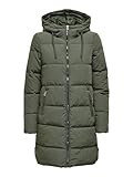 ONLY Damen Lange Puffer Jacke | Warmer Stepp Wintermantel...