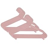 Bieco Kleiderbügel Kinder 16 St. Altrosa | Länge ca. 30 cm | Baby Kleiderbügel | Kunststoff Kleiderbügel Kinder Baby | Baby Organiser Für Kleiderschrank | Kleiderbügel Baby | Baby Clothes Hangers