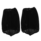 KICHOUSE 1 Paar Abdeckung für Rollschuhe eishockeyschuhe Schlittschuh Abdeckung Eislaufschuhe Abdeckung Rollschuh Abdeckung Schlittschuhläufer Skating-Handschuhe Bezug aus Samtstoff Black