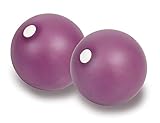 TOGU Toning Ball 2er Set Amethyst Pilates Yoga Bewegung Fitness Durchmesser 10cm, 0,5 kg