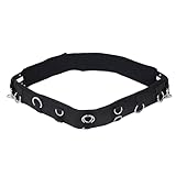 QWUUYEC Horse Training Surcingle, Verstellbarer Longiergurt Für Shetty Und, Robust Und Atmungsaktiv - Professionelles Voltigierpad Mit Komfort Und Sicherheit Für Pferdetraining (S)