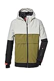 killtec Jungen Skijacke/Funktionsjacke mit Kapuze und Schneefang, wasserdicht KSW 126 BYS SKI JCKT, gebrochenes weiss, 164, 39666-000