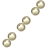 Healeved 3 Paare Handbälle Jonglierbälle Erdnuss Massieren Akupunkt-massagebälle Handmassage Trainierender Magnetkugeln Stachelig Tragbar Bälle Für Frauen Ball Messing Golden