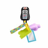 Fisher-Price Fun-Aktivitätsschlüssel zum Spaß und Lernen mit Musikspieler, Zahnschutz und Spiegel für Babys ab 6 Monaten mit Unterstützung für mehrere Sprachen, HWY40