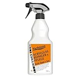 Yachticon Acrylglas-Reiniger & Pflege Spray 500 ml – Pflege- und Reinigungs-Spray für Acrylglas, Polycarbonat & Kunststoffe mit Antistatikum und Langzeitschutz