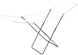 Vileda GimiTop Wäscheständer aus Stahl, 20 Meter Leinenlänge, weiß